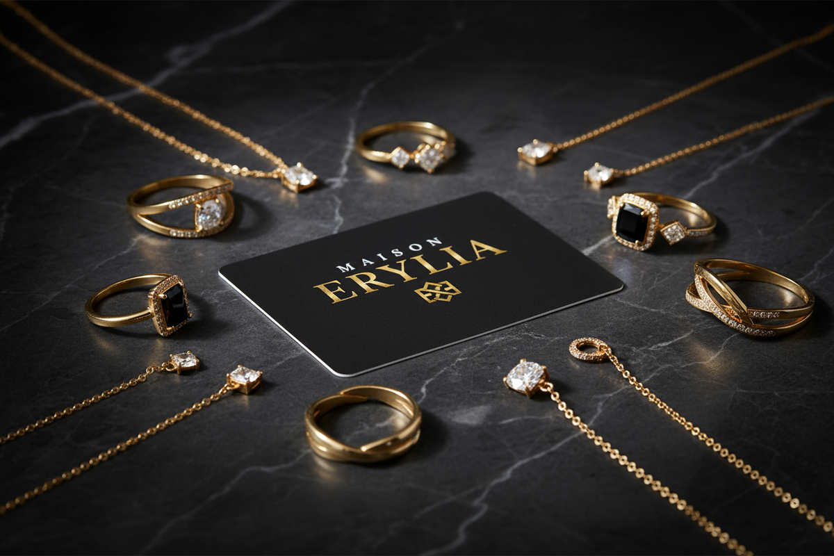 Carte cadeau bijoux Maison Erylia