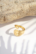 Bague Martelée Dorée