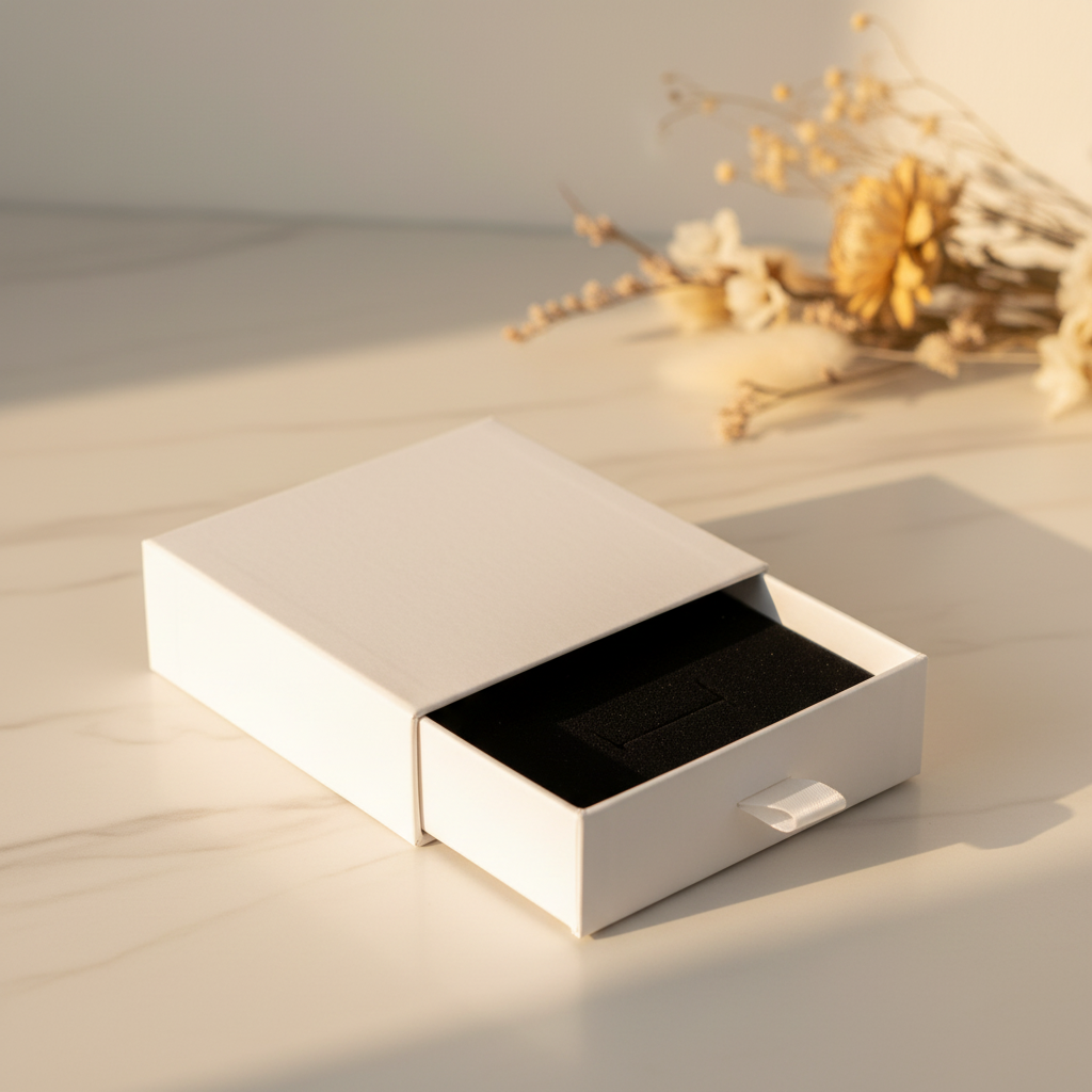 Écrin Bijou Blanc Décor